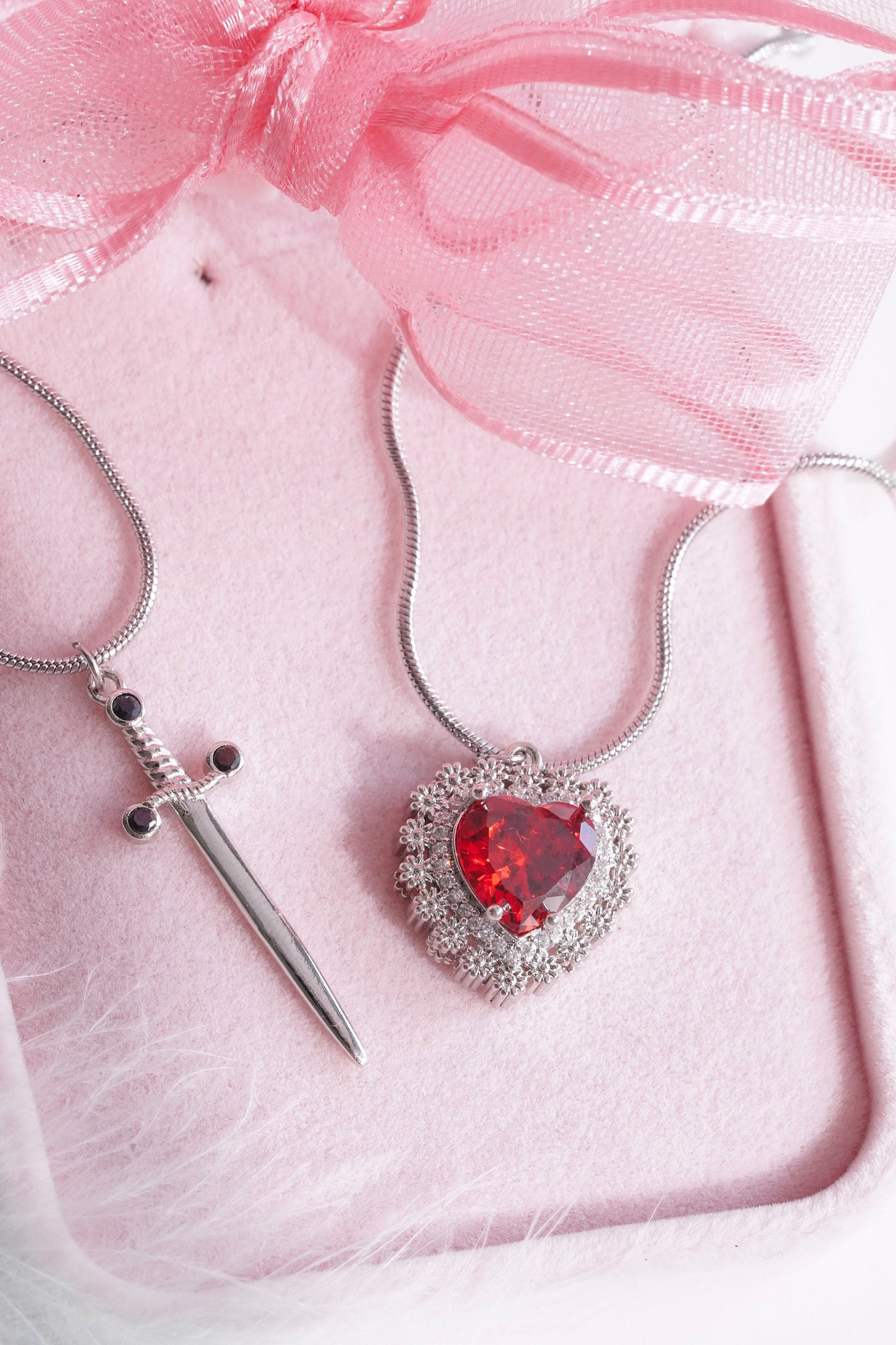 Heart and Sword Necklace 💘